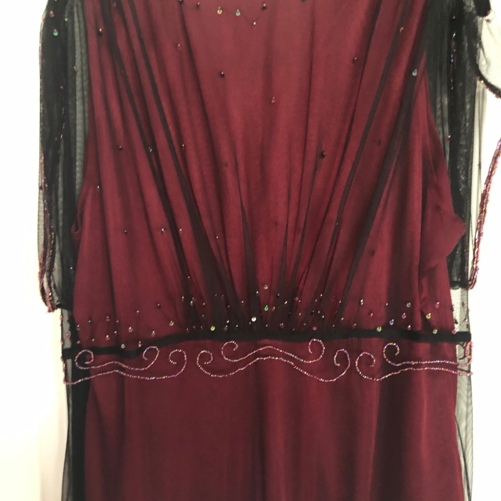 Roaring 20's Beaded & Tulle Top - Picture 6 of 7